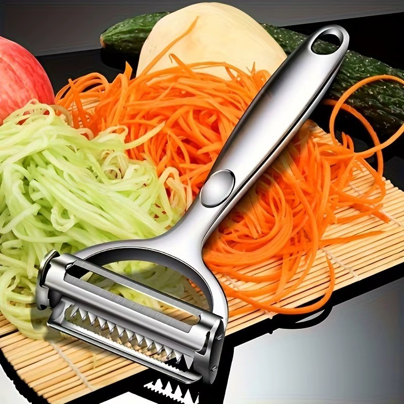 Stainless Steel Vegetable Peeler Julienne Slicer Kitchen Tool for Fruit & Potato