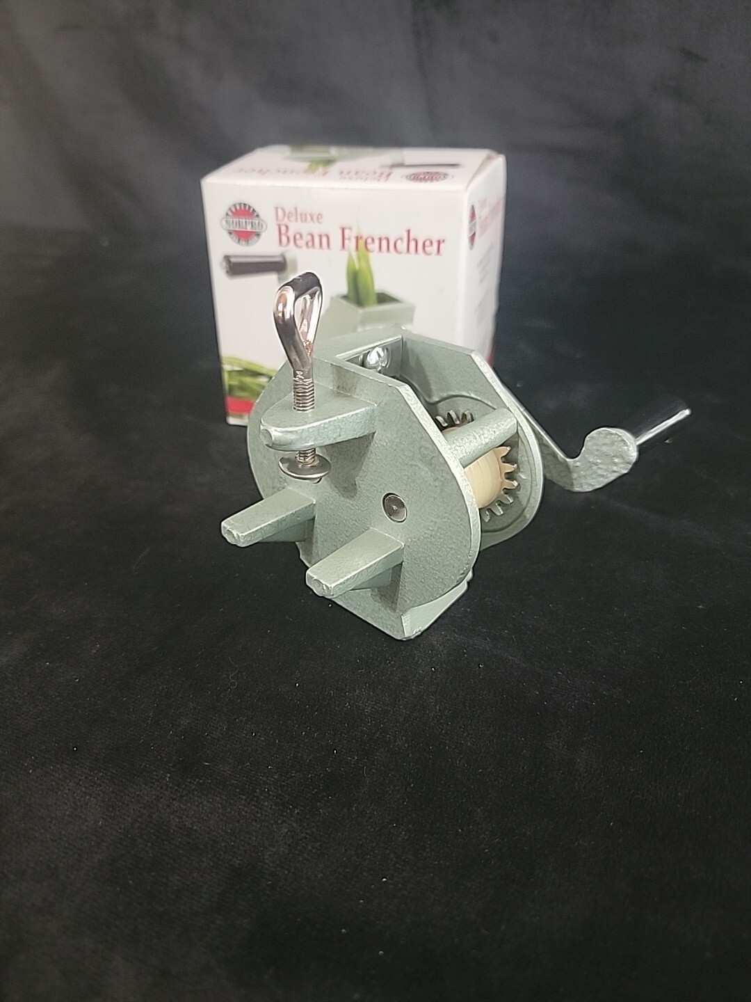Norpro Deluxe Bean Frencher Heavy Duty with Clamp w/Original Box As Shown