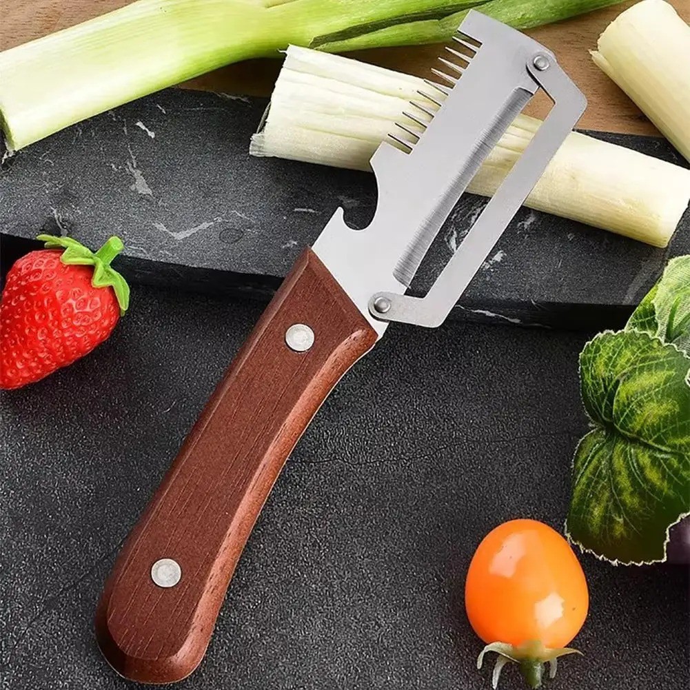 NEW 2 in 1 Multi-Functional Vegetable Peeler for Kitchen Stainless Steel Peeler