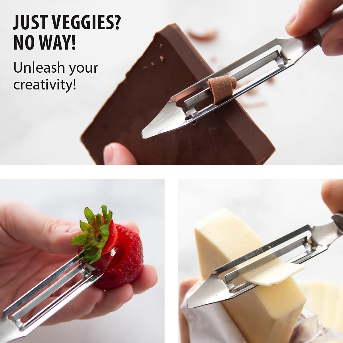 Cutlery Vegetable Peeler Stainless Steel Blade With Aluminum Made In The Usa 71/