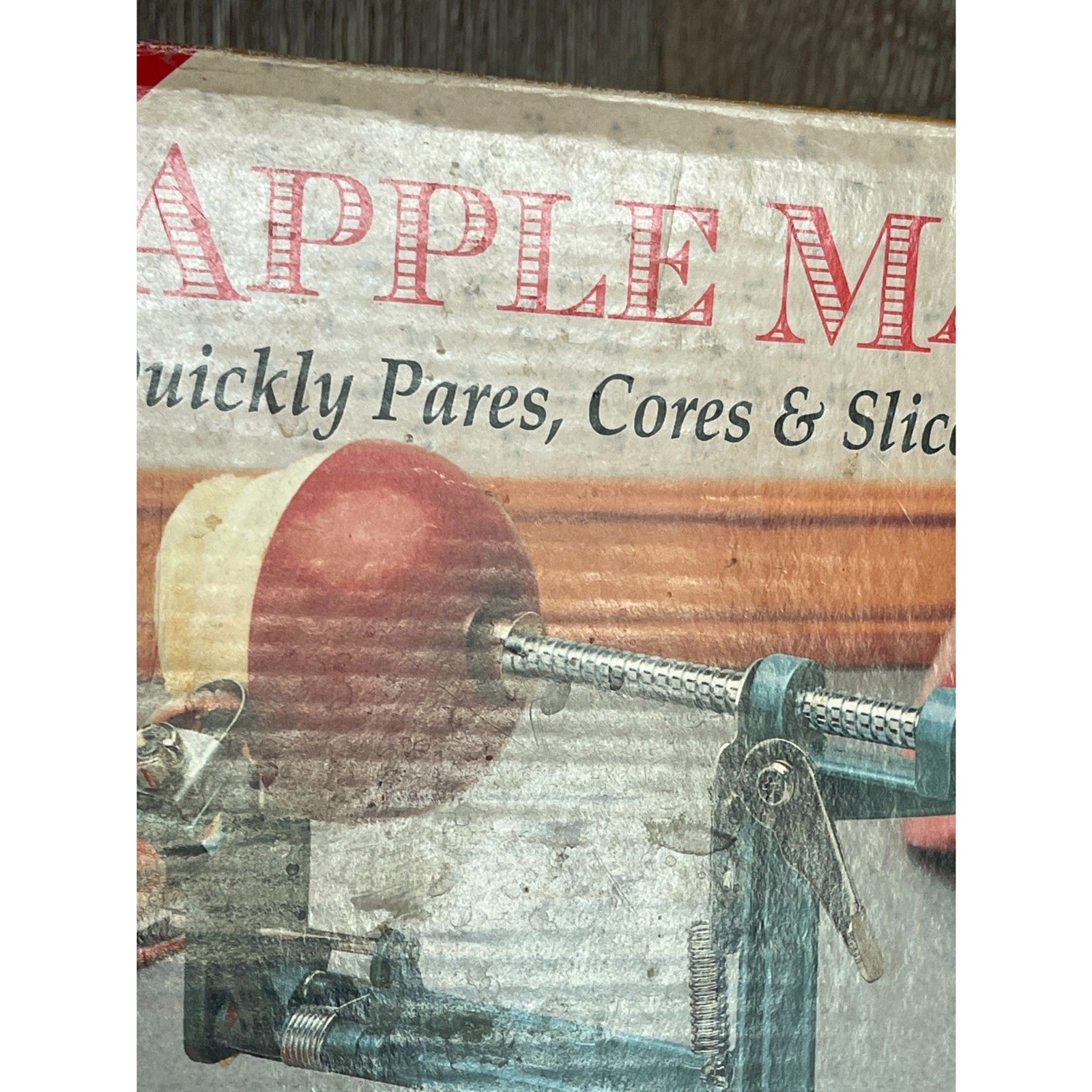 Norpro Apple Master Parer Corer Slicer Vacuum Base w/Manual – Green Boxed