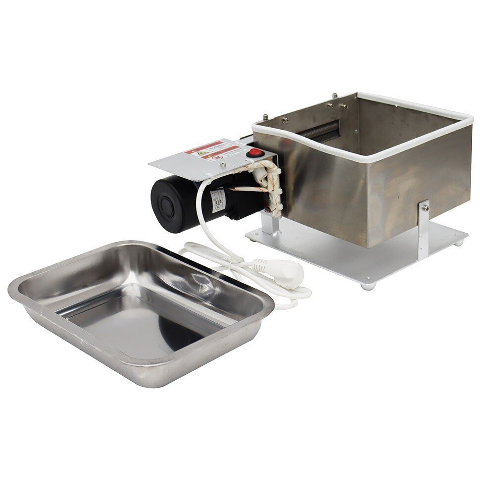 Stainless Steel 220V 15-25 KG/hour Edamame Sheller Pea Peeling Machine 120r/min