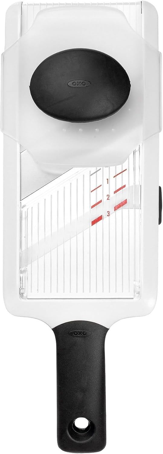 OXO Good Grips Handheld Mandoline Slicer for Kitchen,Adjustable Vegetable Slicer