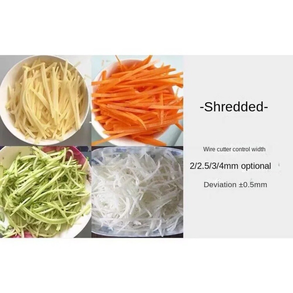 180W Practical Commercial Electric Potato Carrot Slicer Potato Radish 220v