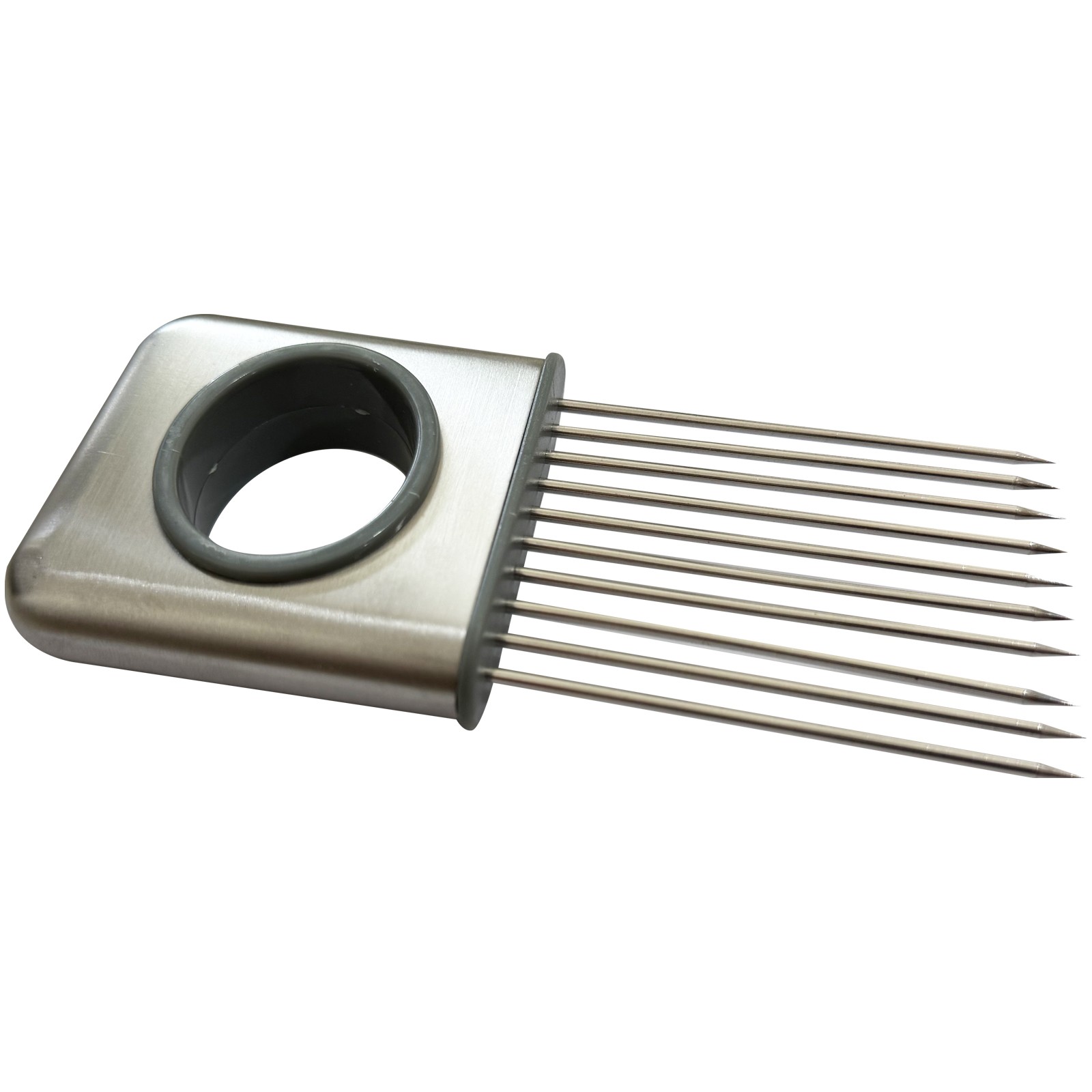 Onion Holder Slicer Vegetable tools Tomato Cutter Stainless Steel Kitchen Gadget