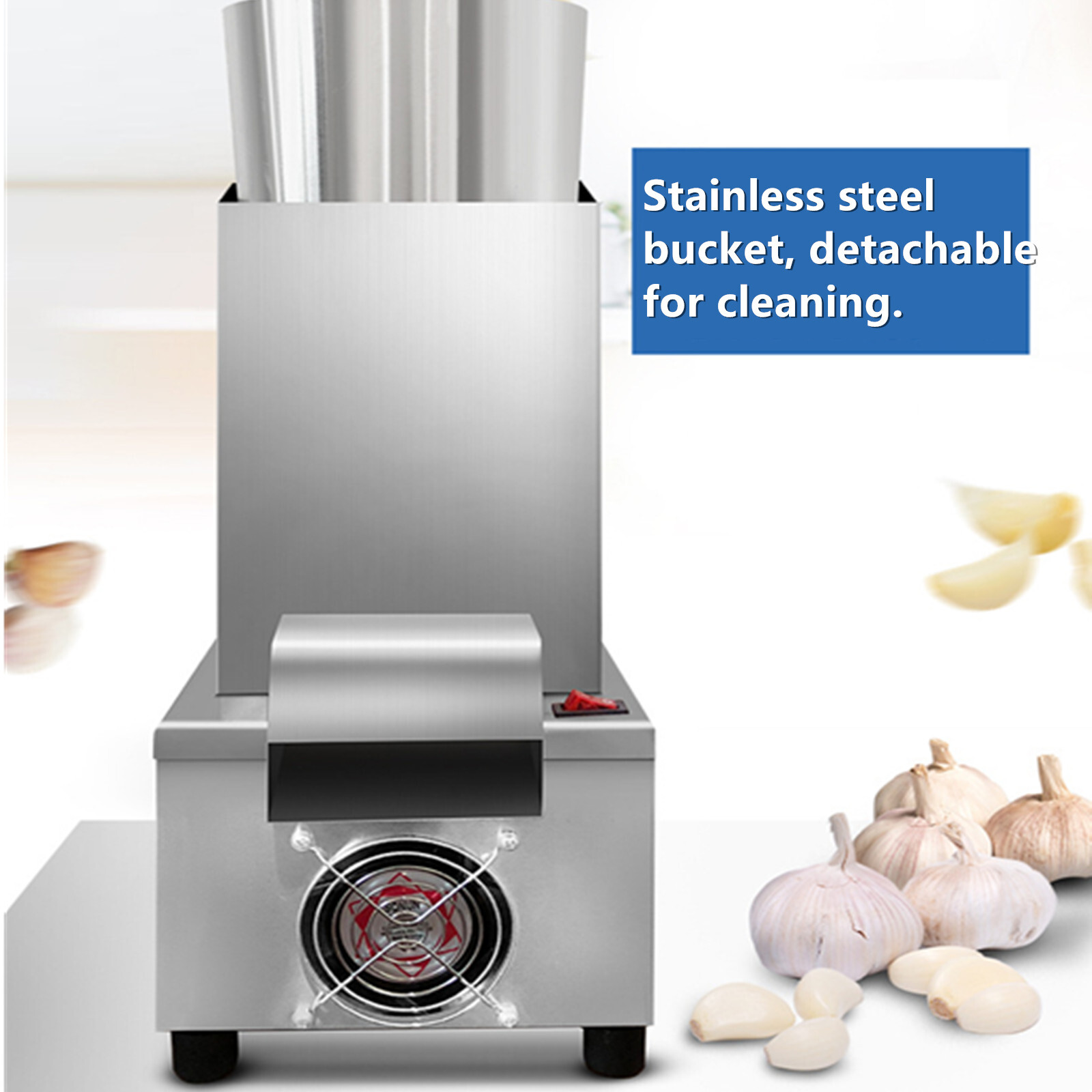 Garlic Peeling Machine Electric Garlic Peeler Household Commercial 20 kg/h 110 V