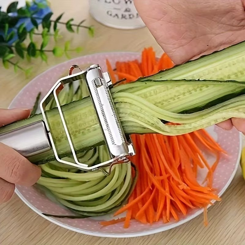 Stainless Steel Vegetable Peeler Julienne Slicer Kitchen Tool for Fruit & Potato