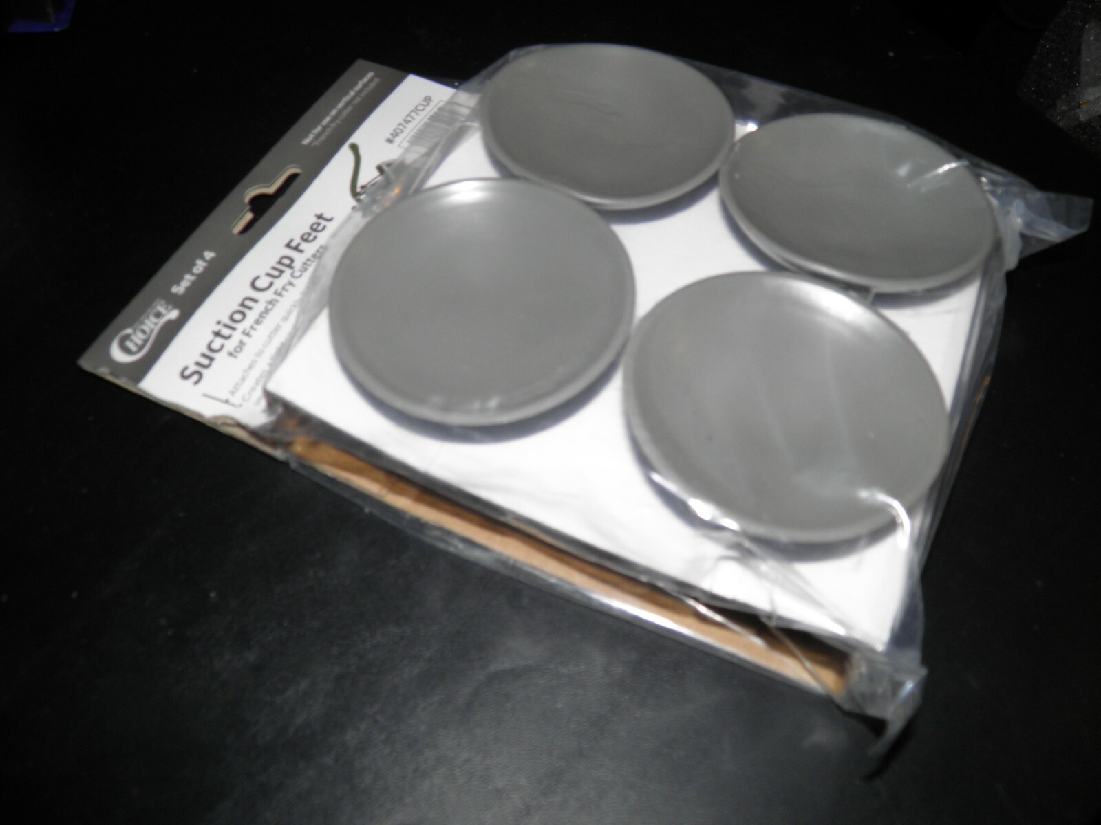 NEW Choice (4) Pack – Suction Cup Feet Holder French Fry Cuttters OEM