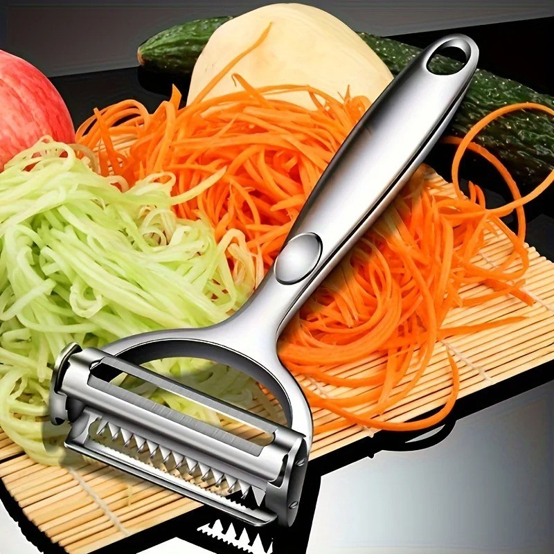 Stainless Steel Vegetable Peeler Julienne Slicer Kitchen Tool for Fruit & Potato