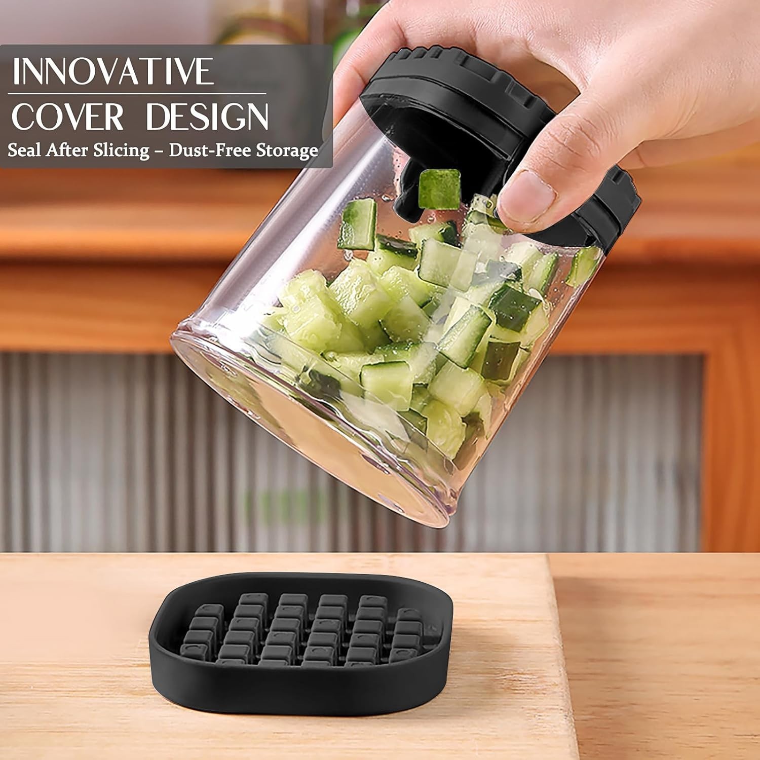 2 in 1 Fruit Slicer Dicer Stainless Steel Strawberry Banana Egg Cutter Kitchen