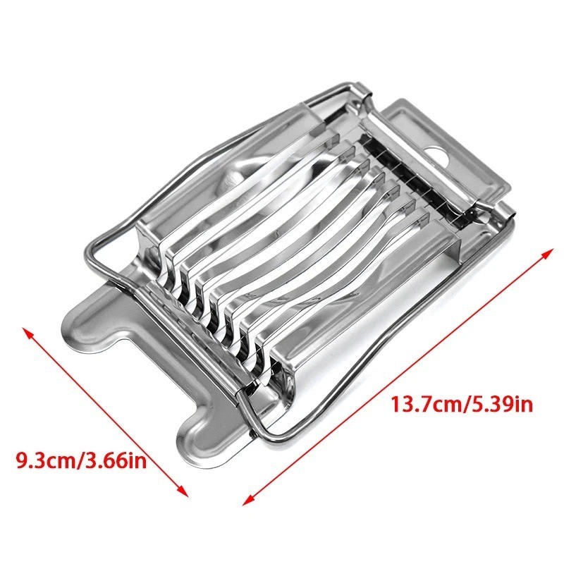 Egg Cutter Stainless Steel Hard Boiled Eggs Slicer for Kitchen Tools