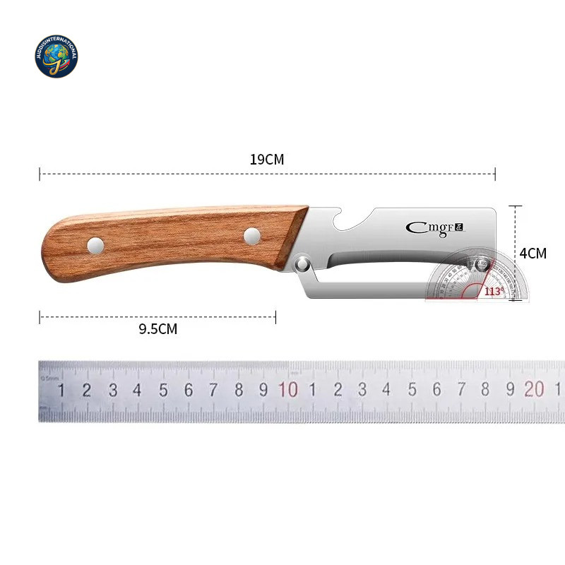 Wooden Multi Functional Vegetable Peeler for Kitchen Veggie Fruit Carrot Orange