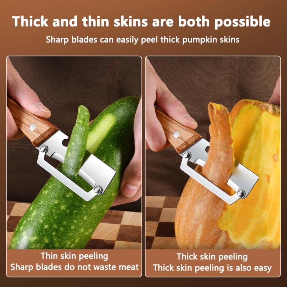 Multi-functional Vegetable Peeler for Kitchen, 2 in 1 Single Blade Peelers Tool