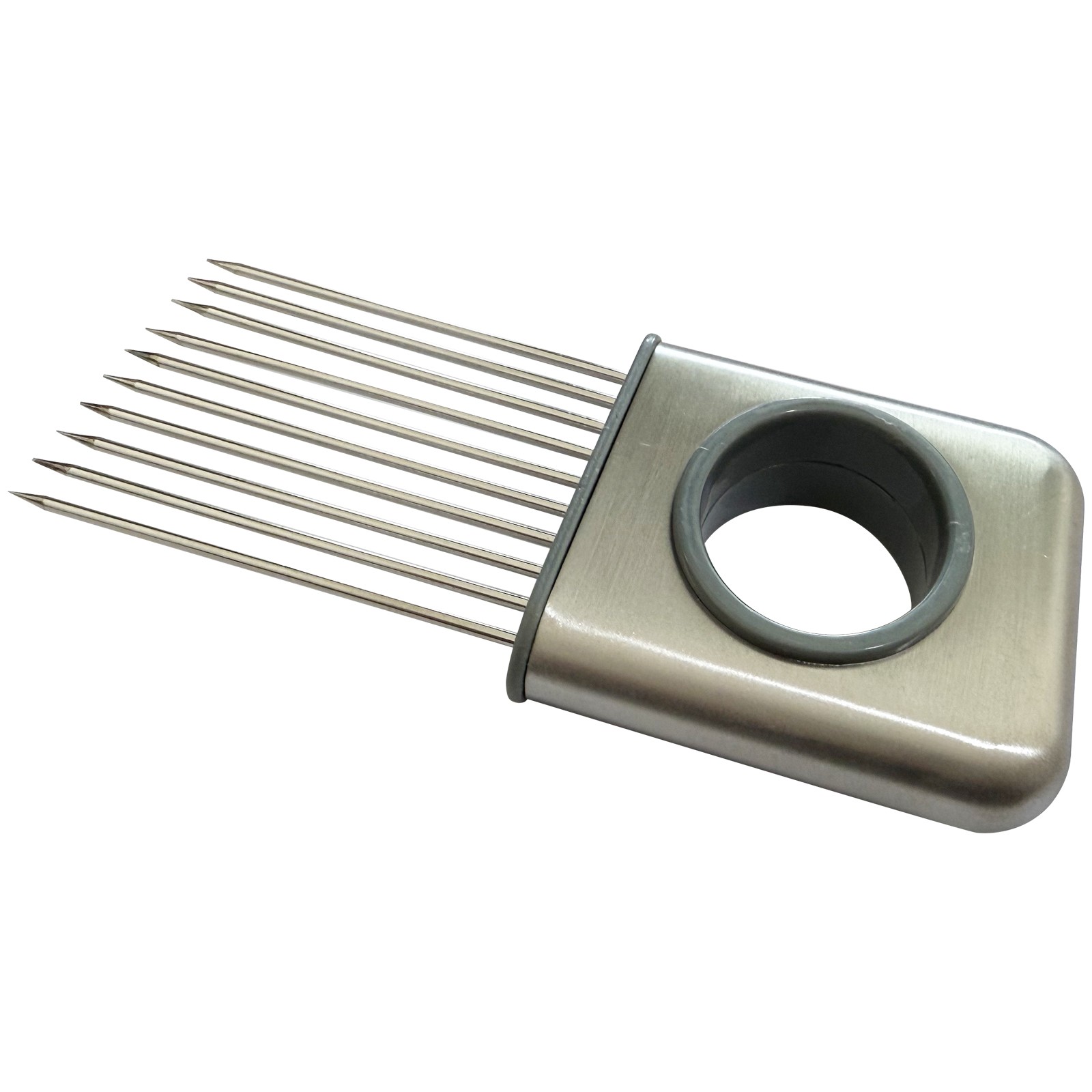 Onion Holder Slicer Vegetable tools Tomato Cutter Stainless Steel Kitchen Gadget
