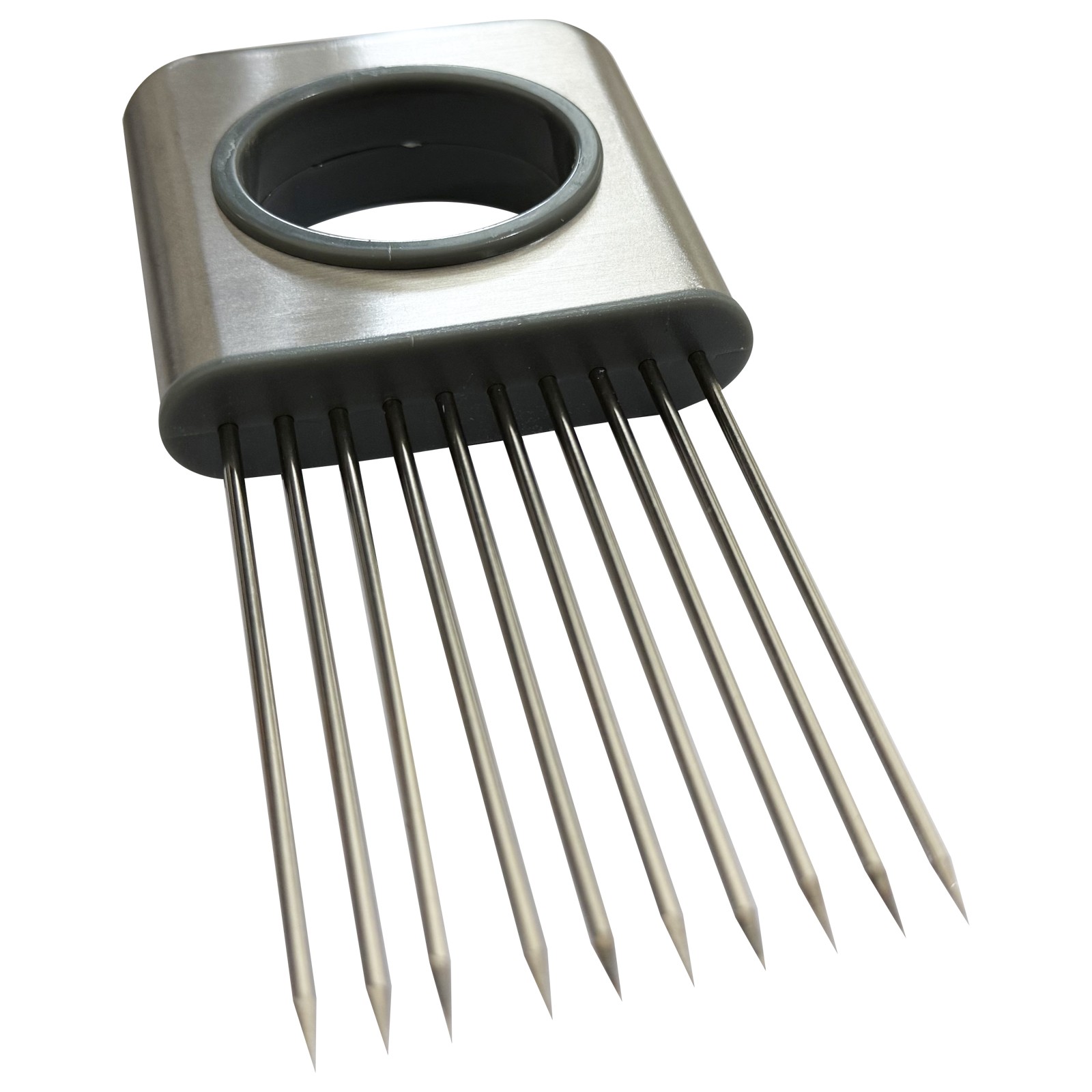 Onion Holder Slicer Vegetable tools Tomato Cutter Stainless Steel Kitchen Gadget