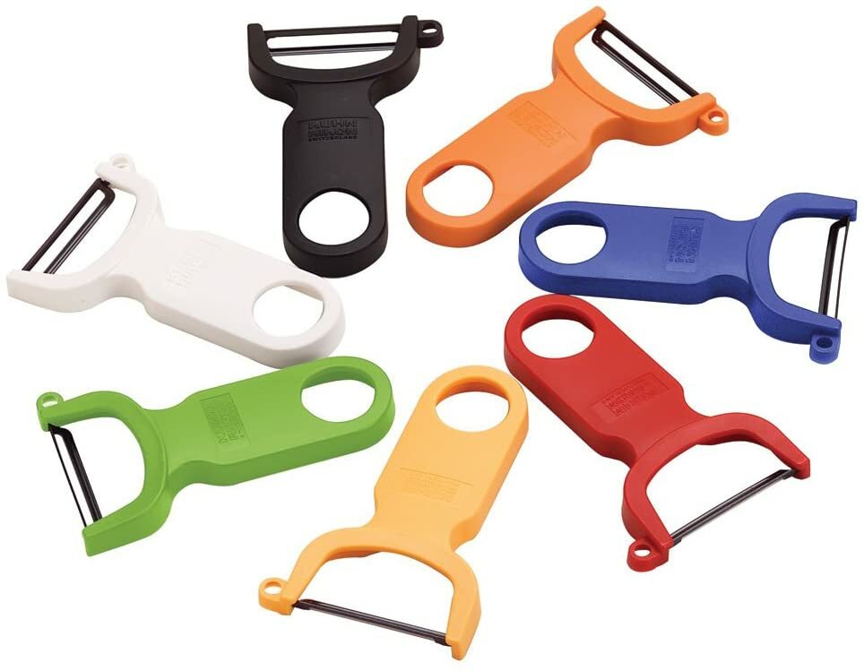 KUHN RIKON Original 4-Inch Easy Vegetable-Potato Peeler – Swiss Made – Green
