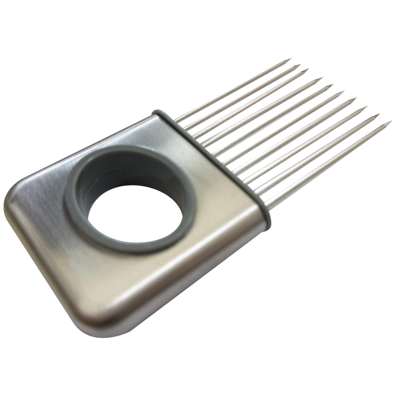 Onion Holder Slicer Vegetable tools Tomato Cutter Stainless Steel Kitchen Gadget