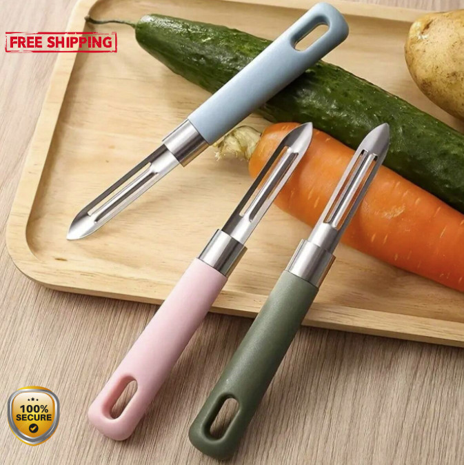 1PC Fruit & Potato Peeler – Sharp Blade, Non-Slip Handle, Durable – NEW