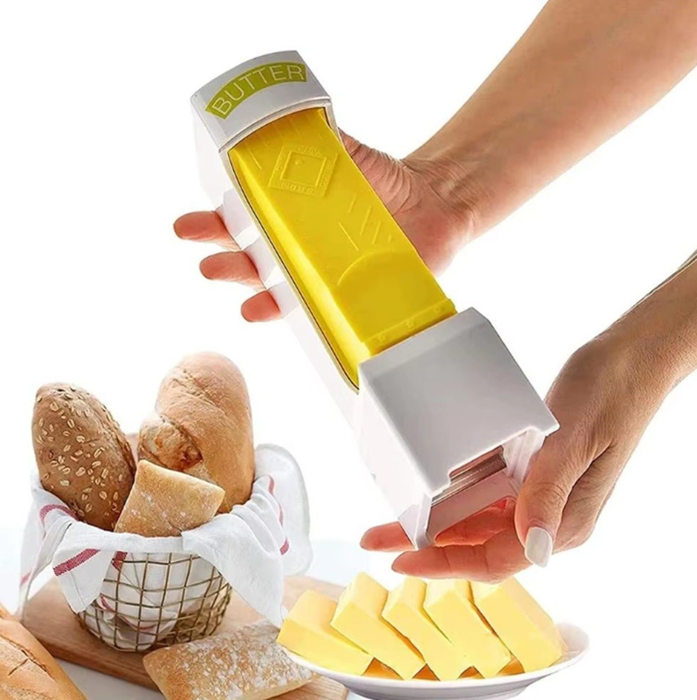 Stick Butter Cutter Slicer Dispenser w/ Freshness Seal Precise Slices 1-Pack