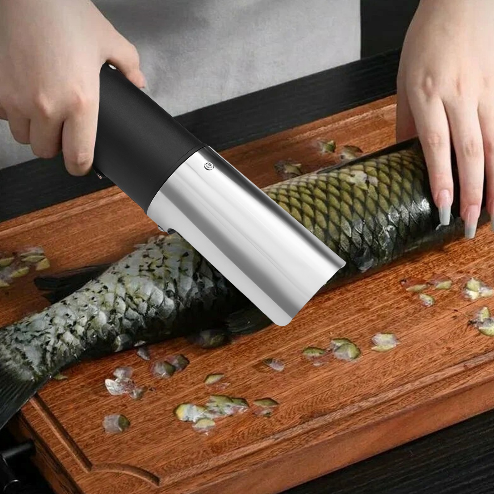 180w Electric Fish Scaler 7000rpm Fish Scale Remover W/ 6-Side Roller Blade IPX5