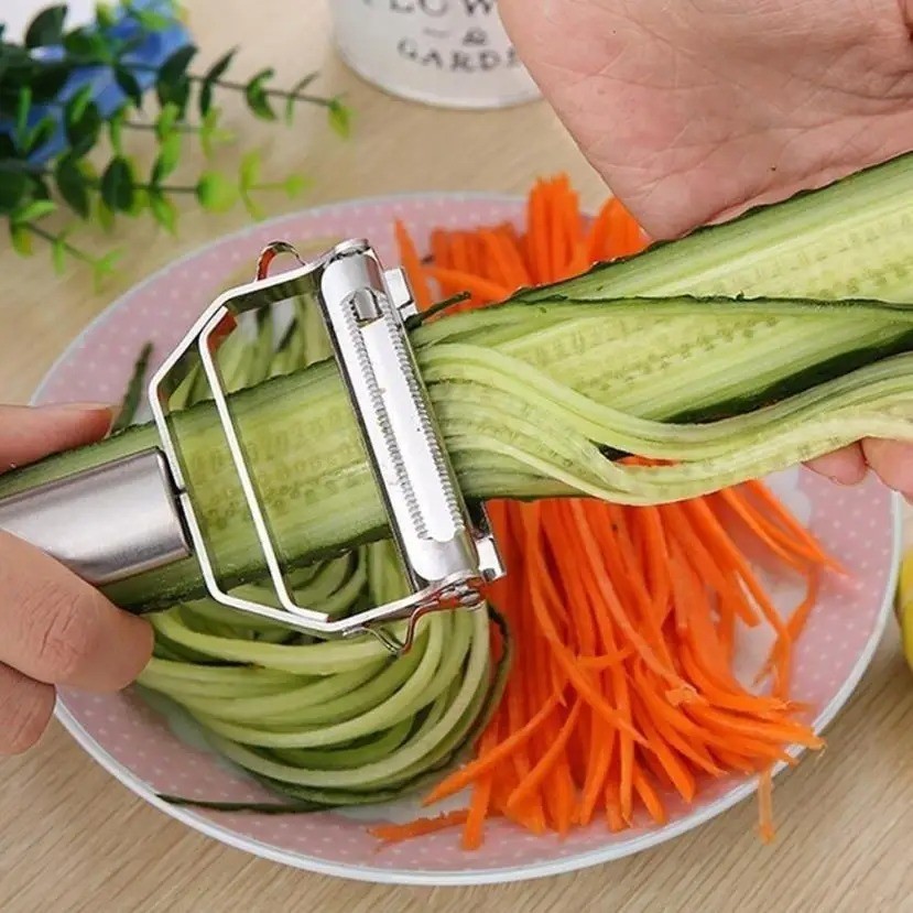 Stainless Steel Vegetable Fruit Grater Julienne Peeler Slicer Potato Carrot