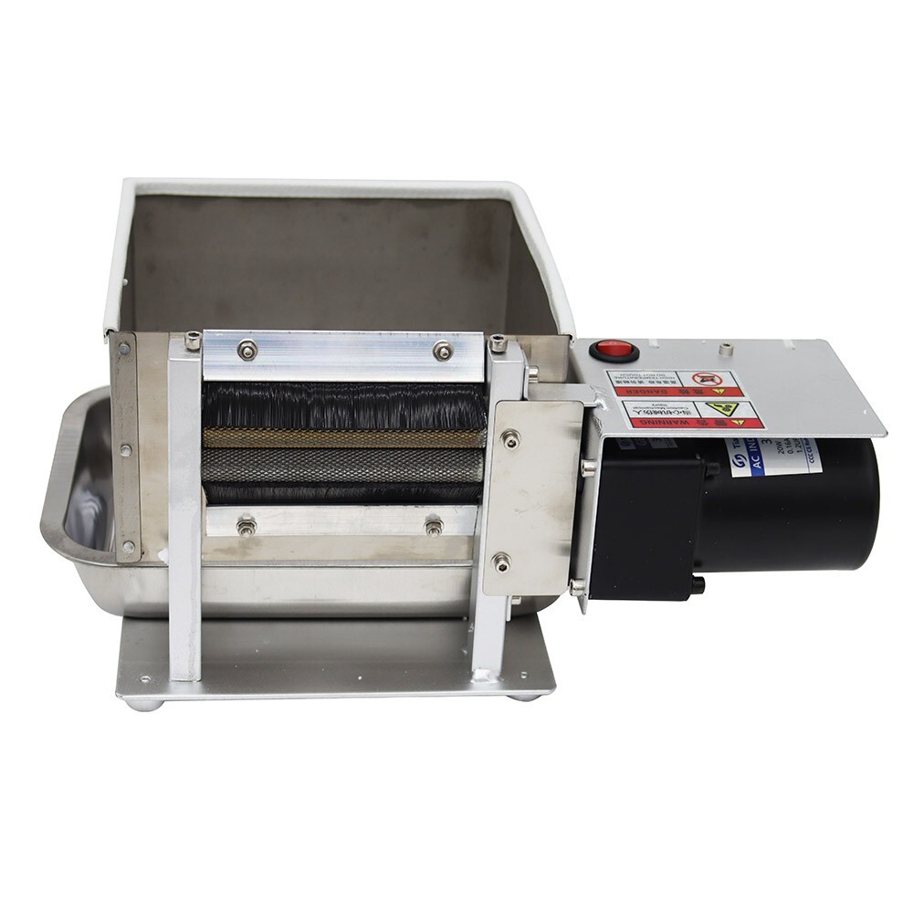 Electric Pea Peeling Machine Stainless Steel Soy Edamame Sheller 15-25 kg/h 220V