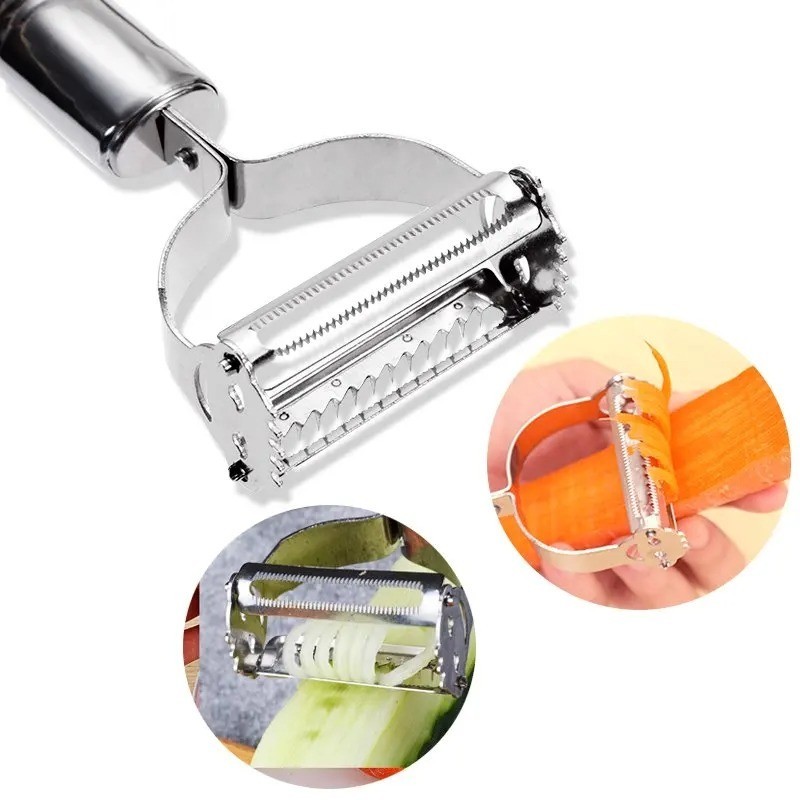Stainless Steel Vegetable Fruit Grater Julienne Peeler Slicer Potato Carrot