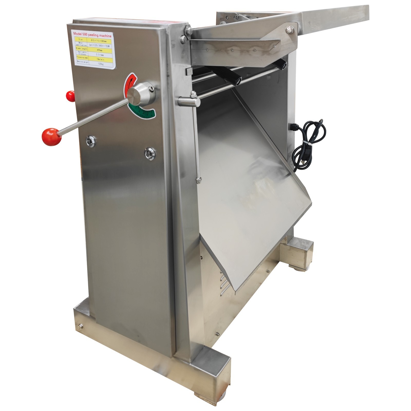 Automatic Meat Skin Peeling Machine Pork Peeling Machine750W for Meat Processing