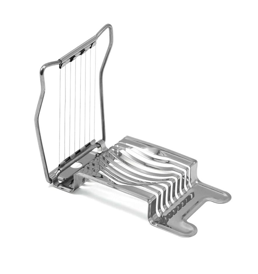 1 pc Stainless Steel Egg Slicer Cutter – Kitchen Tool for Perfect Slices