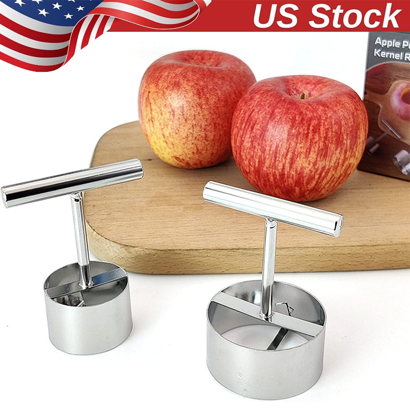 Stainless Steel Corer Tool Fruit Core Fruit Hole Digger Baking Big sale！！