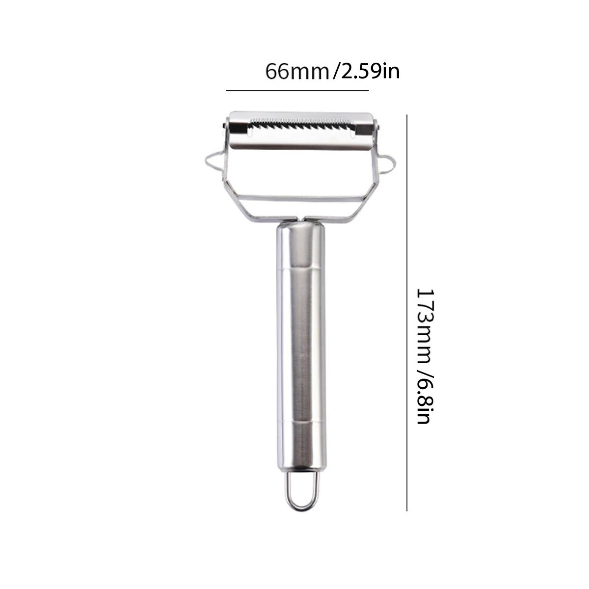 Stainless Steel Vegetable Peeler Julienne Slicer Kitchen Tool for Fruit & Potato