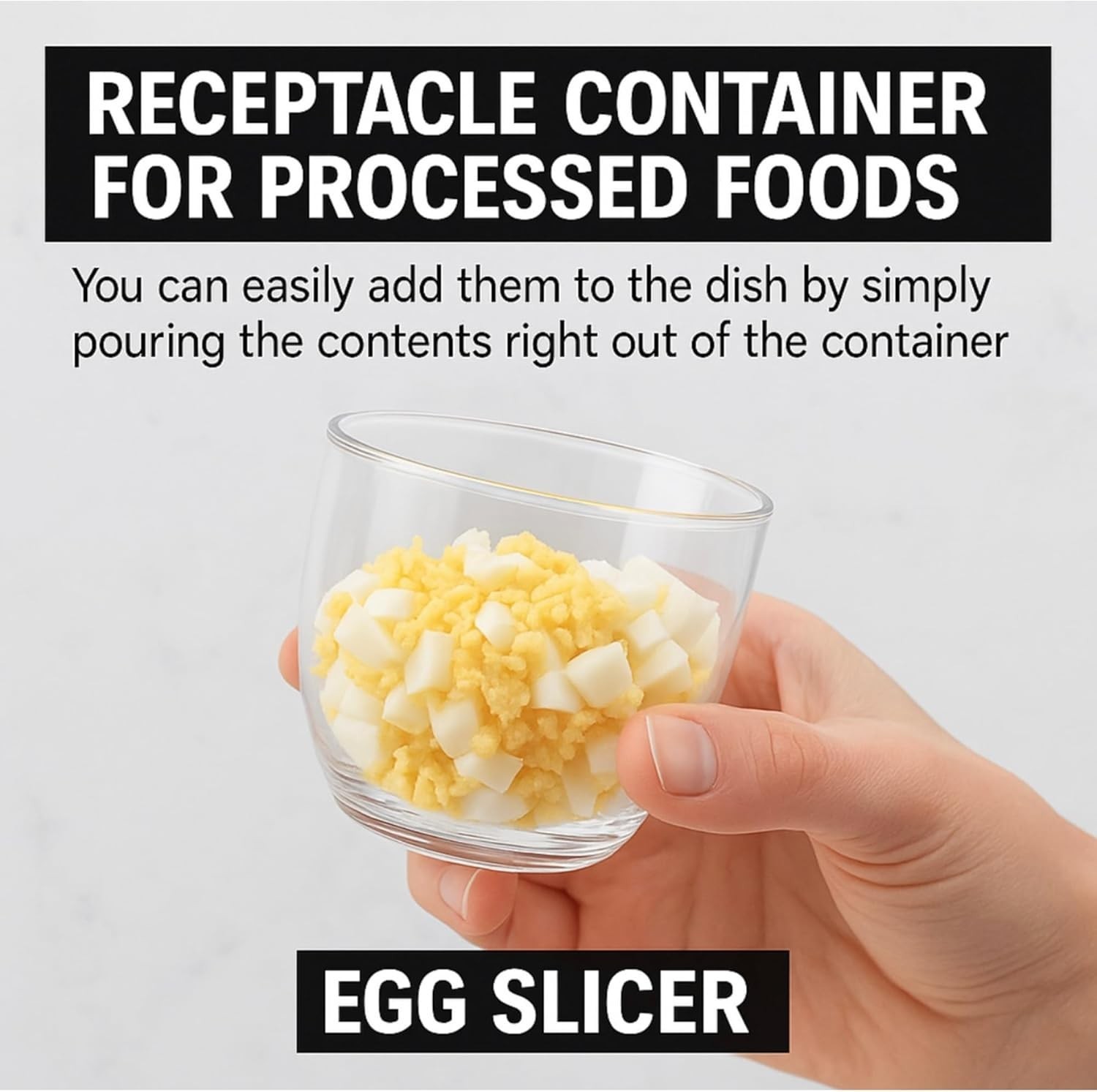 3-in-1 Egg Slicer with Stainless Steel Wire