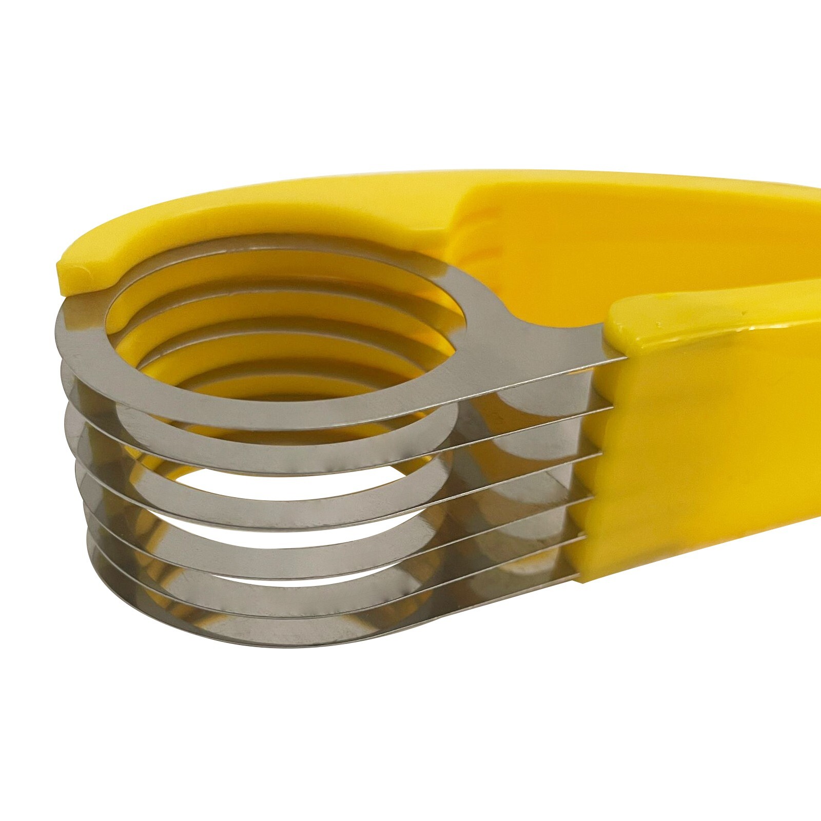 5 Slice Banana Slicer PP+Stainless Fruit Vegetable Salad Cutter Kitchen Tools