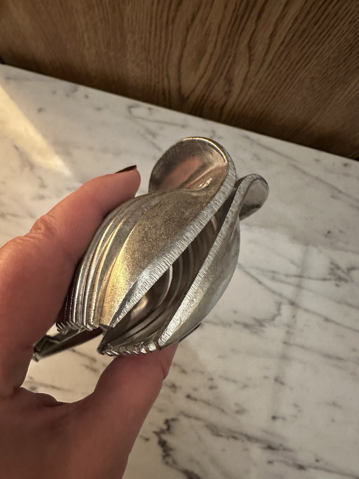 Handheld Tomato Slicer Lemon Cutter, Aluminum Cutting Aid Slicing Holder