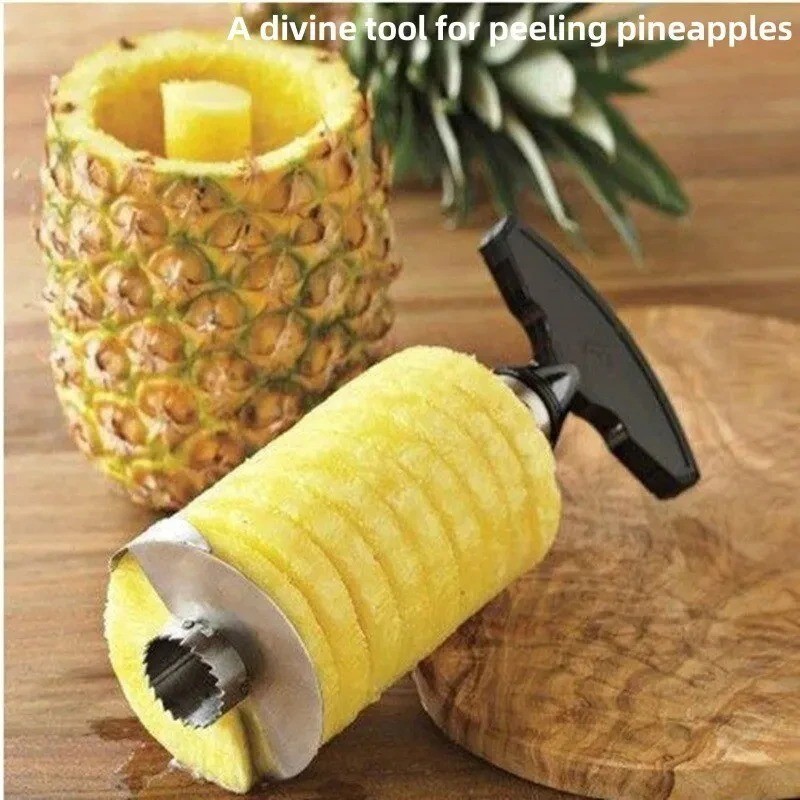 Pineapple Corer Slicer Peeler Cutter Stainless Steel Sliver Kitchen Fruit Tools