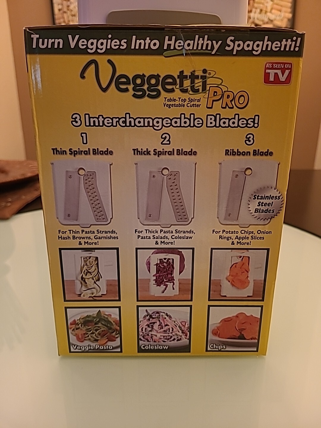 VEGGETTI PRO SPIRAL WHITE VEGETABLE CUTTER PLUS FREE 150 BEST RECIPES BOOK #99