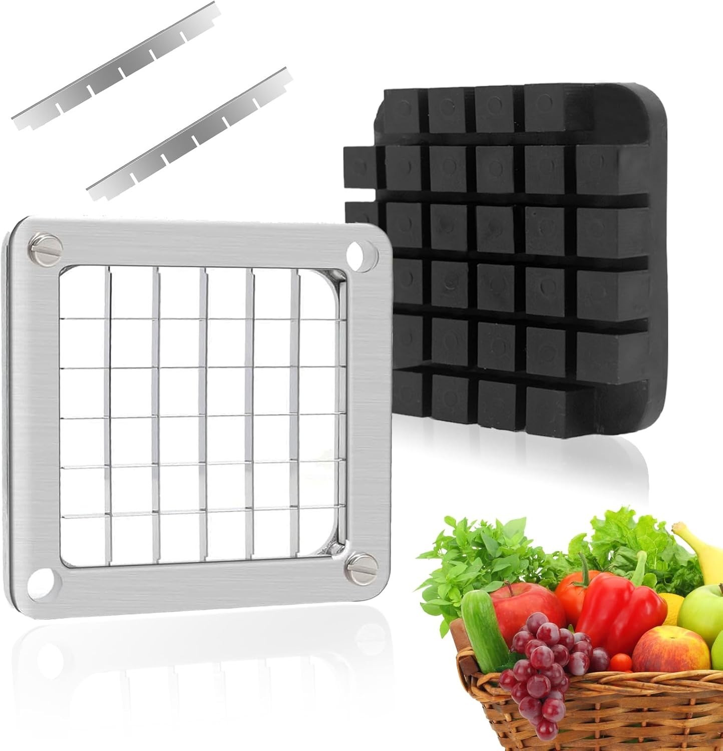 Replacement Chopper1/2‘’Blade Commercial Vegetable Chopper Dicer Stainless Steel