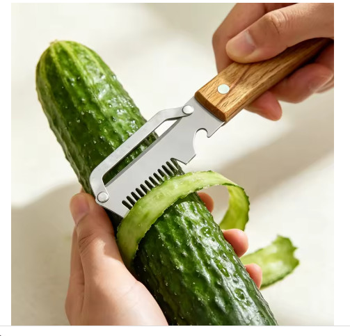 NEW 2 in 1 Multi-Functional Vegetable Peeler for Kitchen Stainless Steel Peeler