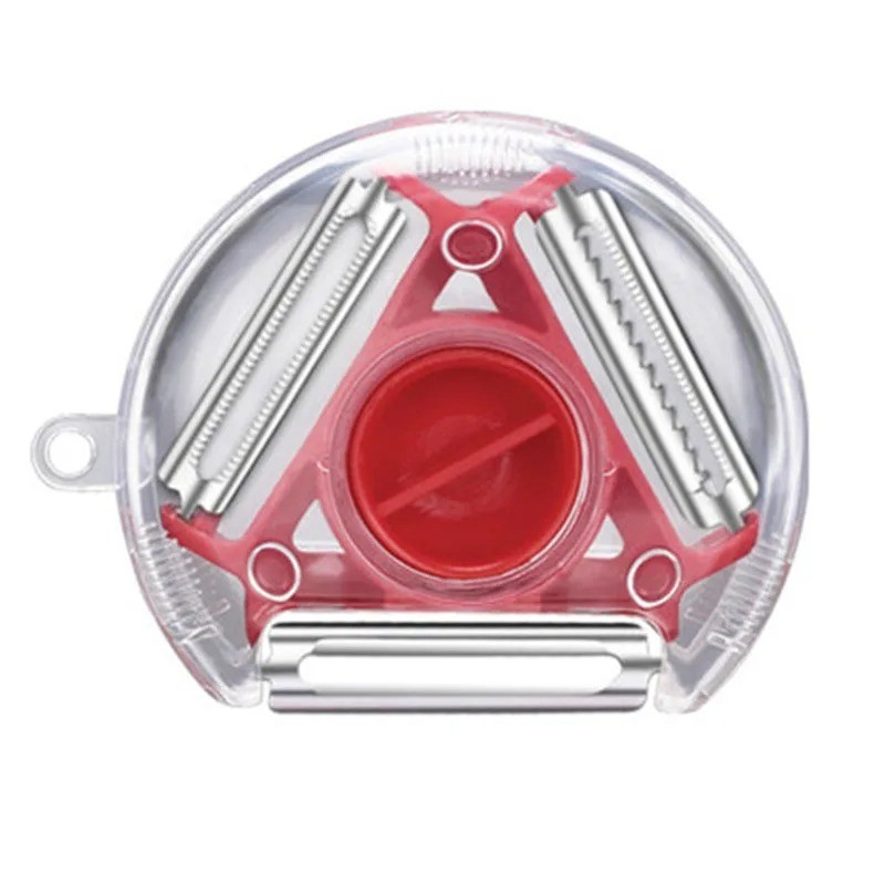 3pcs 3-in-1 Magic Trio Peeler Set Stainless Steel Multi-Blade Kitchen Tool – NEW