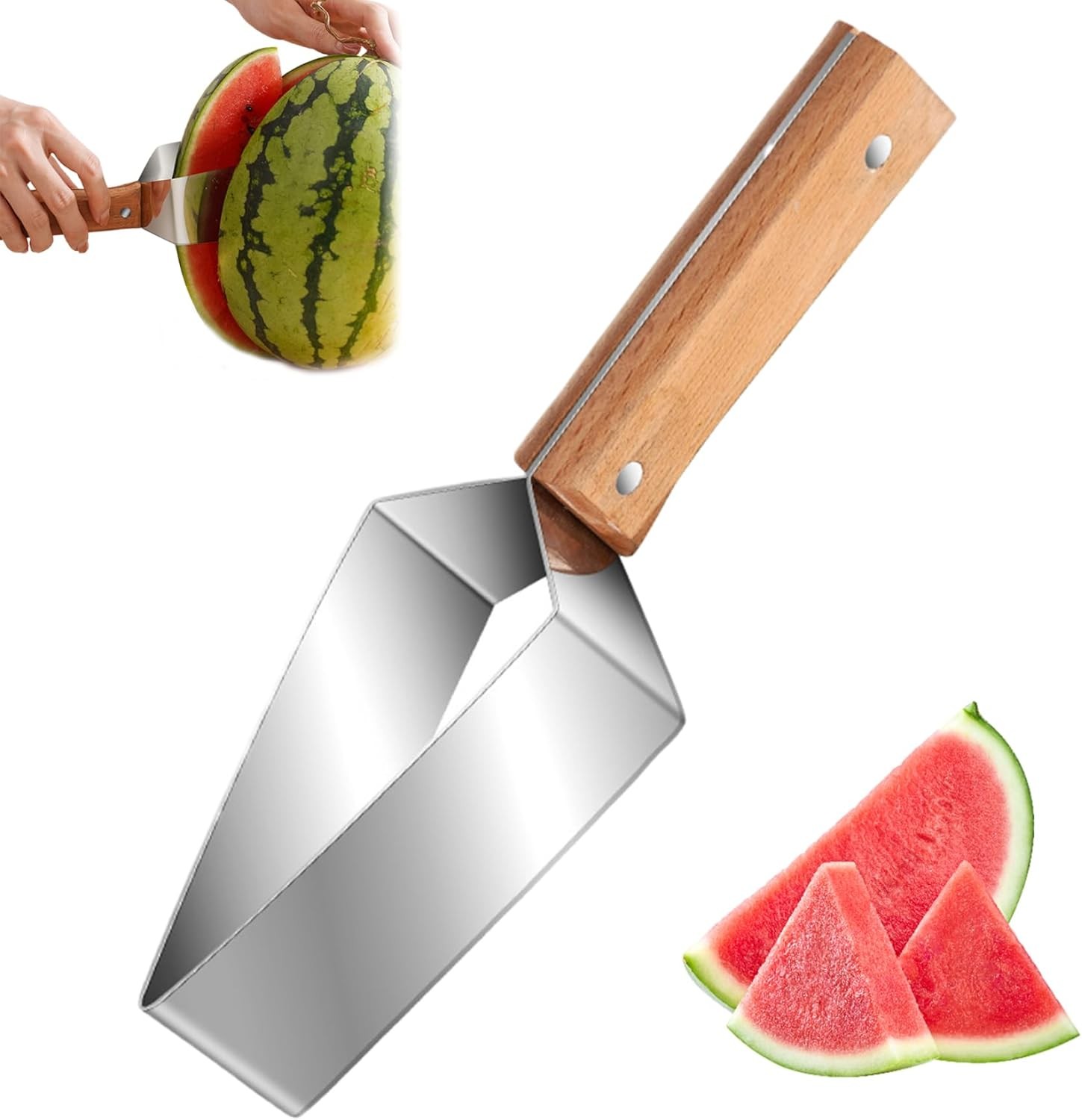 Stainless Steel Watermelon Slicer, 2026 New Triangle Watermelon Cutter, Stainles