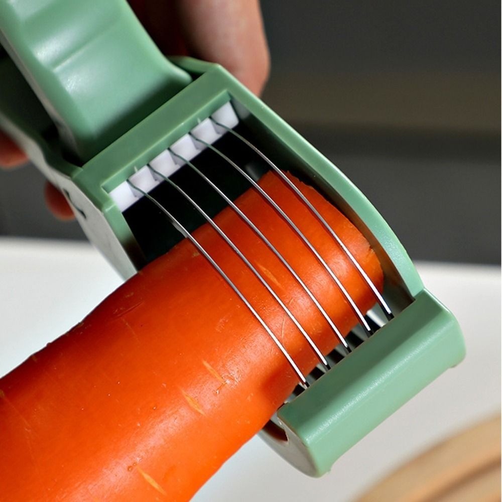 1PC Salad Cutter Banana Slicer Vegetable Cutter Stainless Steel Fruit Slicer