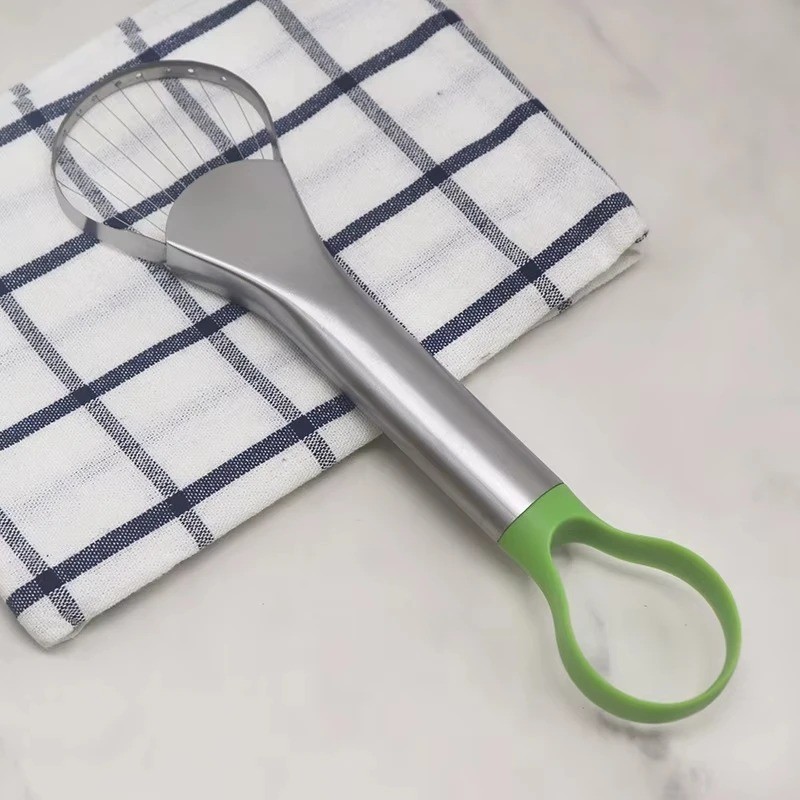 2-in-1 Stainless Steel Avocado Slicer Cutter Peeler Fruit Kitchen Tool