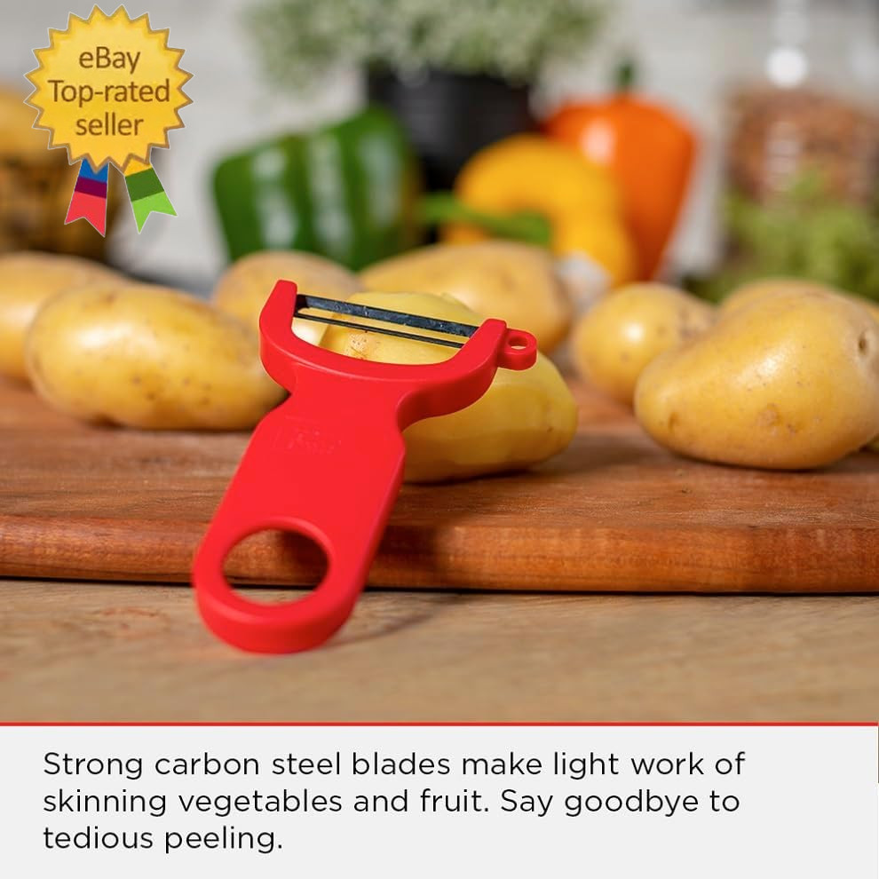 Original Swiss Peeler 3-Pack Red/Green/Yellow