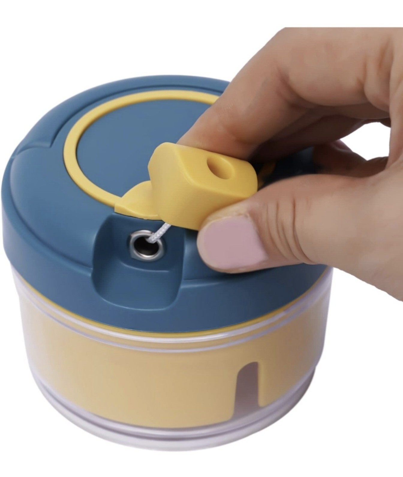 Garlic Cutter Fruit Vegetable Onion Press Manual Food Speedy Chopper Hand pull