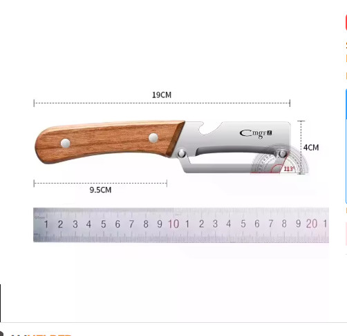 1 Pc Stainless Steel Peeler with Wooden Handle – Fruit & Vegetable Slicer-NEW