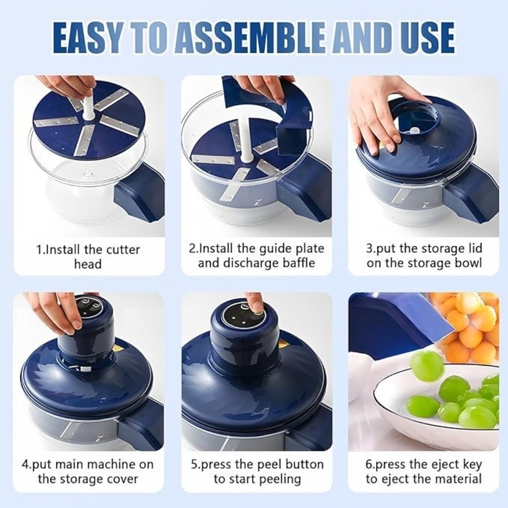 Automatic Grape Peeler – Electric Fruit Peeling Machine for Home Use