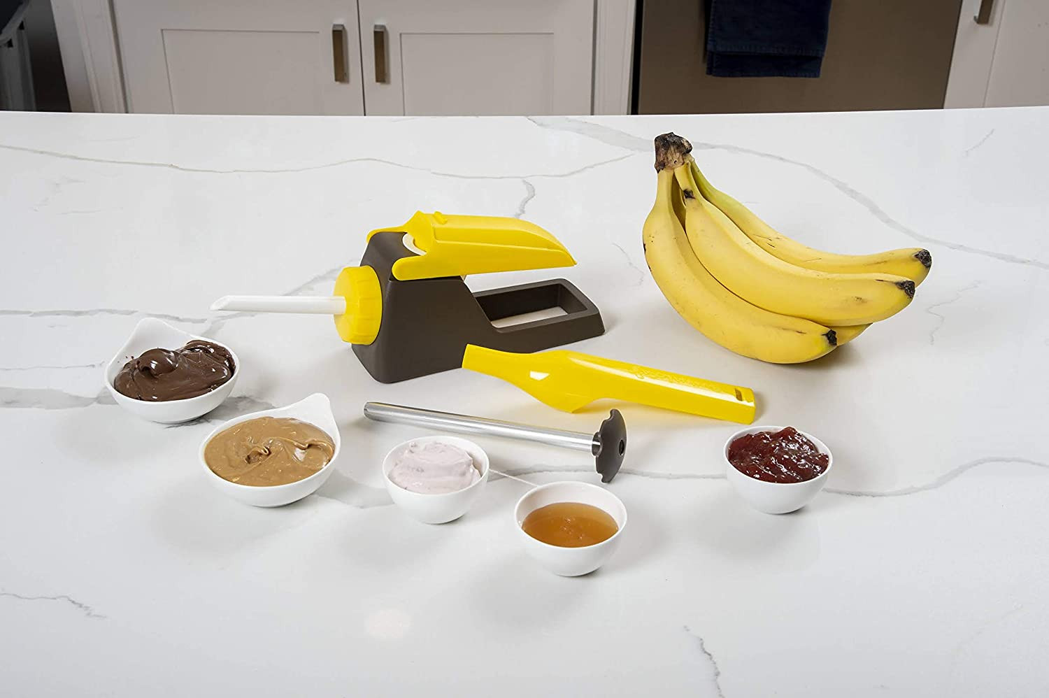 ® Kitchen Gadget – Core & Fill a Banana While Still in Its Peel