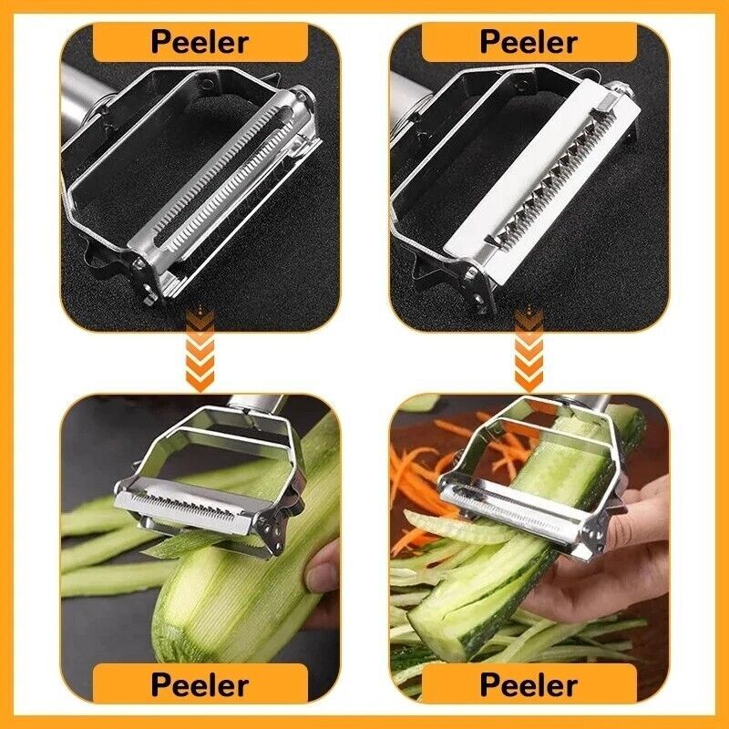 Stainless Steel Potato Peeler Vegetable Grater Fruit Slicer Carrot Cutter Tools