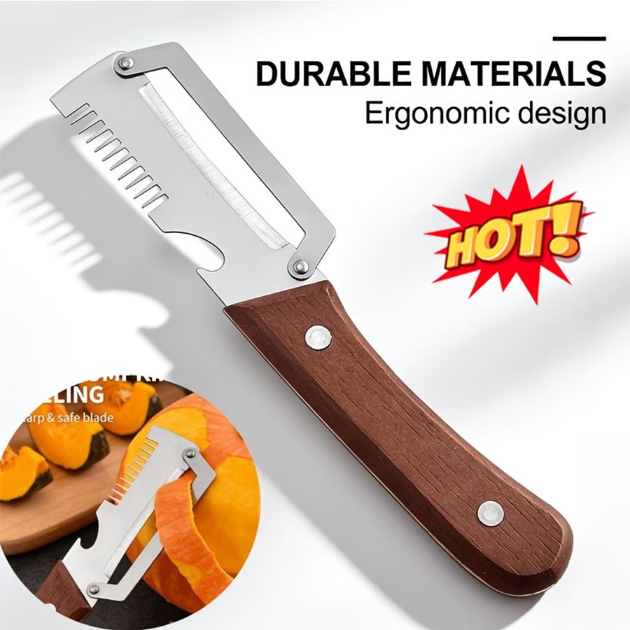 NEW 3 in 1 Multi-Functional Vegetable Peeler for Kitchen Stainless Steel Peeler
