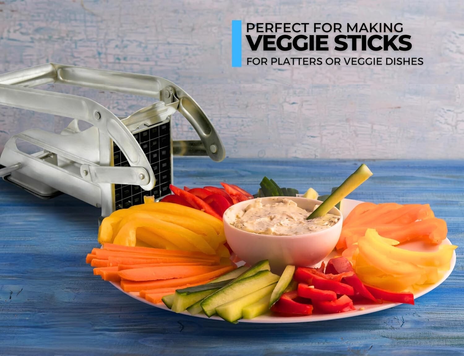 French Fry Cutter, 2-blade Potato Slicer, French Fry Cutter For Potatoes